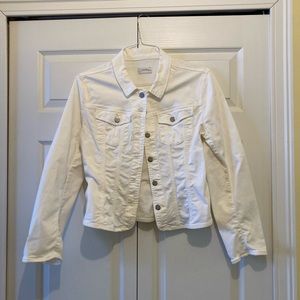 Cimarron white jean jacket size small LIKE NEW